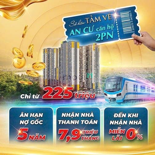 Hình ảnh Chỉ từ 1,5 tỷ / căn 2PN VỐN 225 TRIỆU