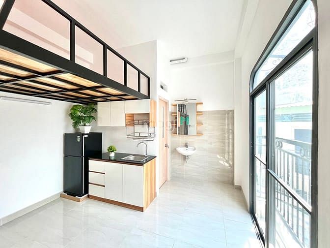 Hình ảnh Cho thuê Duplex ban công, xa bếp - Đặng Thuỳ Trâm gần Văn Lang, Hutech