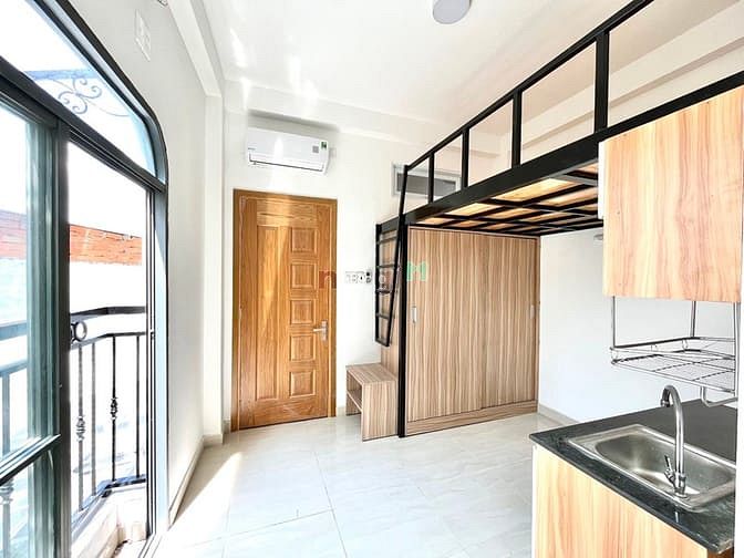 Hình ảnh Cho thuê Duplex ban công, xa bếp - Đặng Thuỳ Trâm gần Văn Lang, Hutech