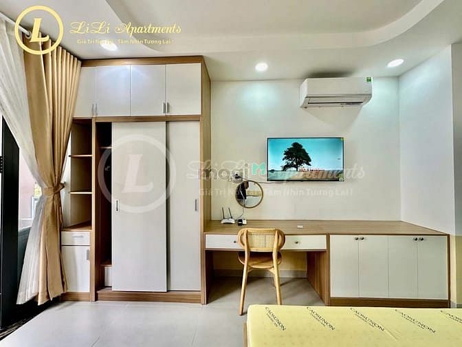 Hình ảnh Cho thuê 1PN 100% full nội thất gần ĐH Văn Lang, Hutech, GTVT