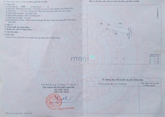 Hình ảnh DA68 Bán đất hẻm 4m thôn Phú Ân Nam xã Diên An giáp địa phận Nha TRang