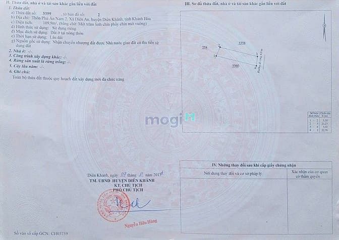 Hình ảnh DA68 Bán đất hẻm 4m thôn Phú Ân Nam xã Diên An giáp địa phận Nha TRang