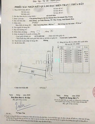 Hình ảnh VPU67 Bán đất hẻm 4m thôn Đông Vĩnh Phương - Bắc Nha TRang