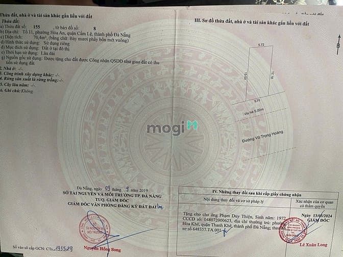 Hình ảnh Đất MT Đường 10m5 Vũ Trọng Hoàng Gần Trục Yên Thế-Bắc Sơn