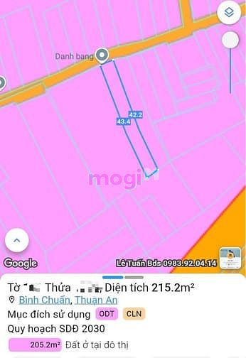 Hình ảnh Bán Đất SHR , Thổ cư , 215m2 , đường nhựa thông 5m , giá rẻ