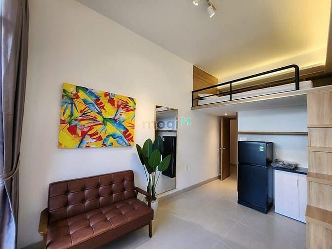 Hình ảnh Duplex ban công tone màu nâu gỗ - quận 7