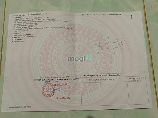Hình ảnh Đất mặt tiền Tạ Quang Bửu, Phường Hoa Lư, TP.Pleiku