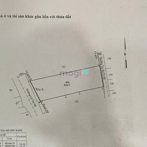 Hình ảnh Hóc Môn, Bán đất Mặt tiền đường Lê Thị Hà, DT 23x70m Thổ cư 1723m2