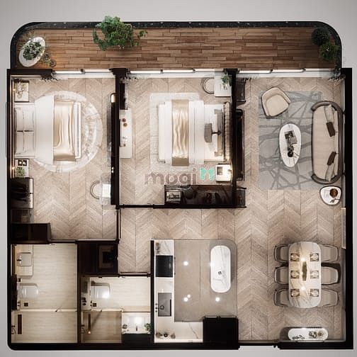 Hình ảnh The Legend Đà Nẵng: Căn 2PN, 75M2, View pháo hoa + CK đến 13%
