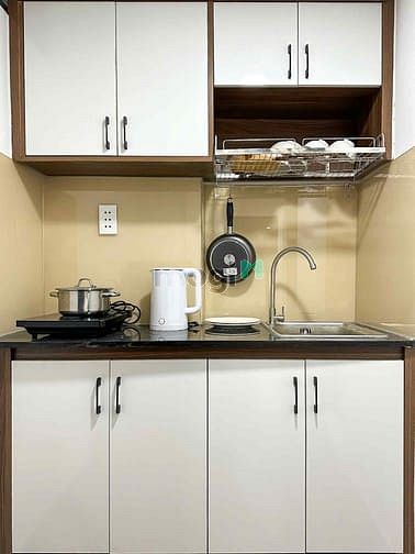 Hình ảnh Mb6623 nạp rút nhanh chóng Studio quận 5 - Tách bếp - Full nội thất -