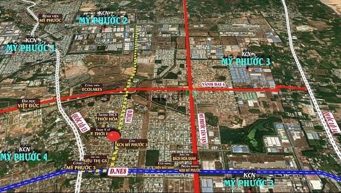 Hình ảnh Bán Nhanh Lô Đất L56 Mặt Tiền DL14, Mỹ Phước 3, Bình Dương