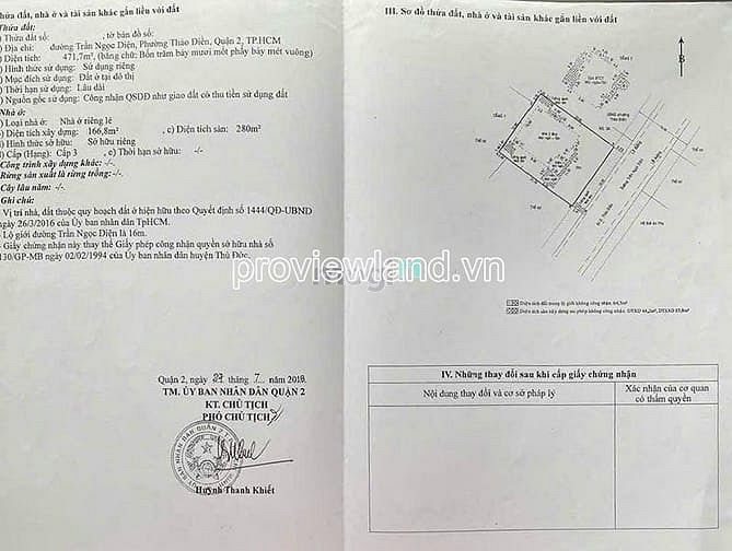 Hình ảnh Bán đất biệt thự Trần Ngọc Diện Thảo Điền, DT 471,7m², đang cho thuê