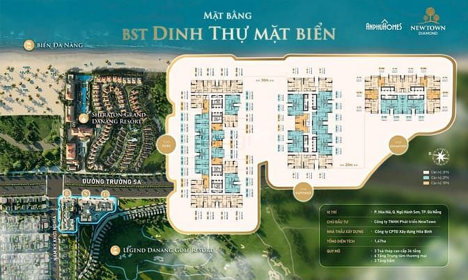 Hình ảnh Bán Trang Chủ MB66.COM / Đăng Ký Tặng 66K tòa Sapphire dự án Newtown Diamond Đà Nẵng
