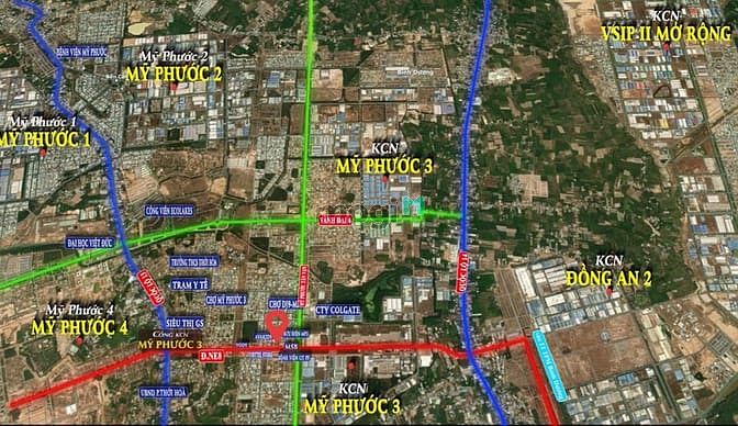 Hình ảnh Bán 600m² Đất Mặt Tiền Ne8 – Trục Đường Sầm Uất Nhất Mỹ Phước 3, Shr,
