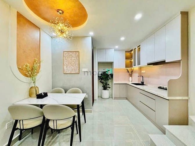 Hình ảnh Cực Hiếm Ngay Phan Văn Hân,Bình Thạnh, 1 trệt 2 lầu. Gồm 3PN