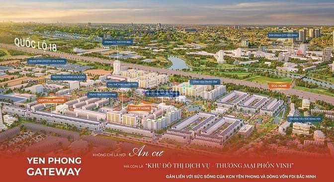 Hình ảnh Dự án Yên Phong Gate Way-Bắc Ninh