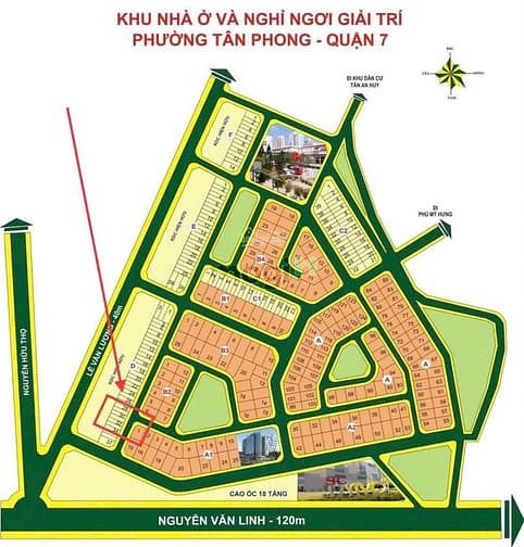Hình ảnh Bán lô đất đẹp ngay tttm VivoCity Phú Mỹ Hưng giá 140 triệu/1 m2