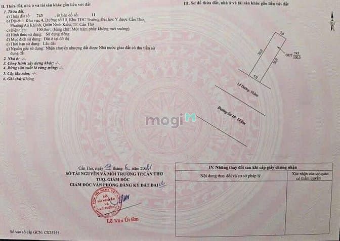 Hình ảnh Nền mặt tiền Trần Bạch Đằng, KDC Đại Học Y Dược, P.Tân An, Cần Thơ