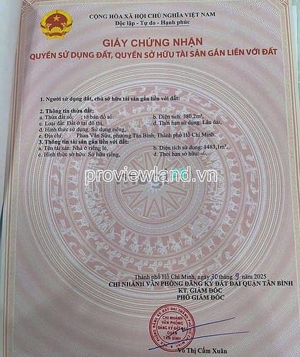 Hình ảnh Bán biệt thự & CHDV tại Phan Văn Sửu, Tân Bình, 381m² đất, giá 75 tỷ