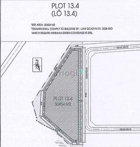 Hình ảnh CC cần bán lô đất KCN VSIP Hải Dương 30.000m2