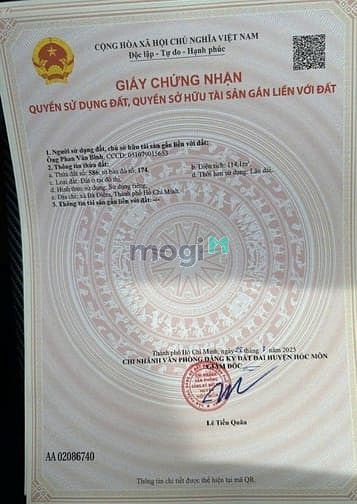 Hình ảnh 🆘 Đất 5 x 23m mặt Tiền đường XTT6-2, gần đường Phan Văn Hớn Bà Điểm