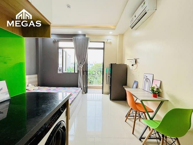 Hình ảnh Căn Hộ Studio Ban công Full nội thất - Máy giặt riêng tại Cát Lái mới