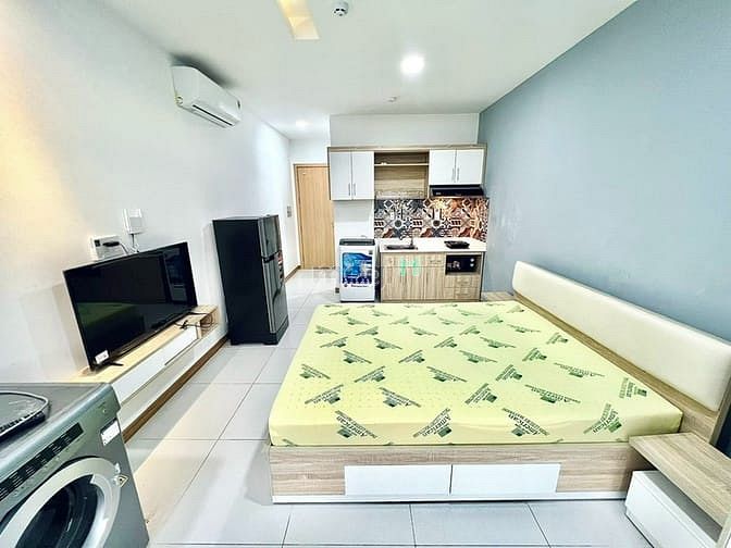 Hình ảnh 🎉Cho Thuê Căn Hộ Studio 35m2, thang máy, máy giặt riêng, Gần Bason