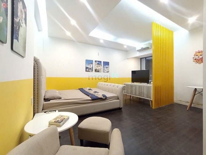 Hình ảnh Cho Thuê Căn Hộ Bình Thạnh, Studio 35m2, máy giặt riêng, thang máy