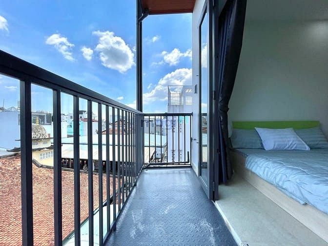 Hình ảnh Cho Thuê Căn Hộ Ban Công 35m2, Thang Máy, Máy Giặt Riêng, Chợ Bà Chiểu