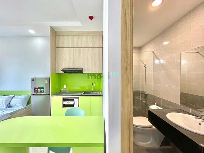 Hình ảnh Cho Thuê Căn Hộ Ban Công 35m2, Thang Máy, Máy Giặt Riêng, Chợ Bà Chiểu