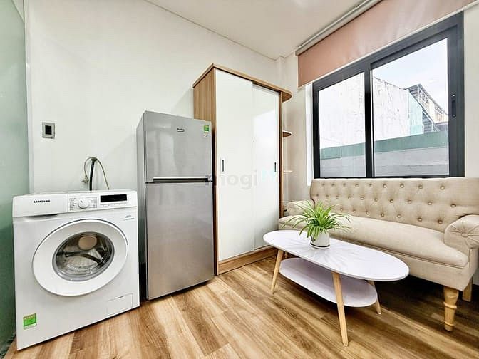 Hình ảnh Studio 35m2 đầy đủ nội thất máy giặt riêng ban côngCo.opmart Nhiêu Lộc
