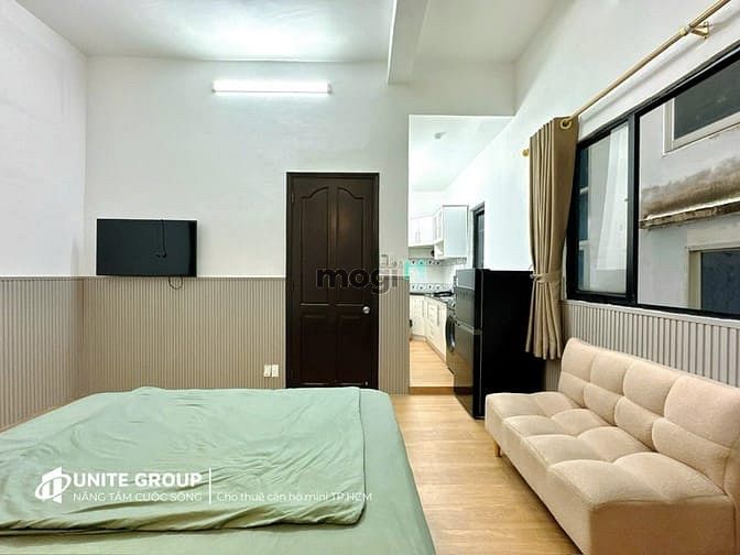 Hình ảnh 🌐Căn Hộ Ngay Công Trường Mê Linh, 1PN/Studio ~45m2, Máy Giặt Riêng