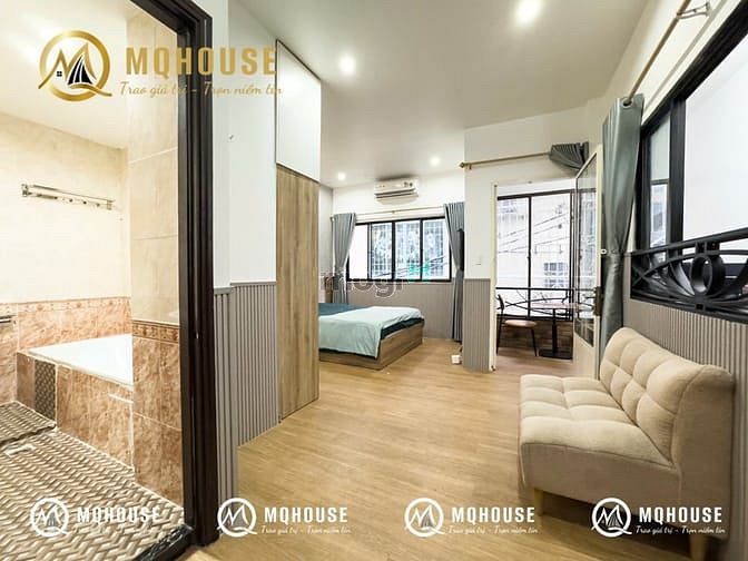 Hình ảnh 🌐Căn Hộ Ngay Công Trường Mê Linh, 1PN/Studio ~45m2, Máy Giặt Riêng