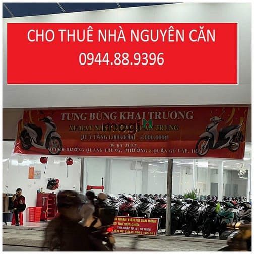 Hình ảnh Cho thuê mặt bằng quang trung, p.8, gò vấp, 10.5x30m, 90tr, tl