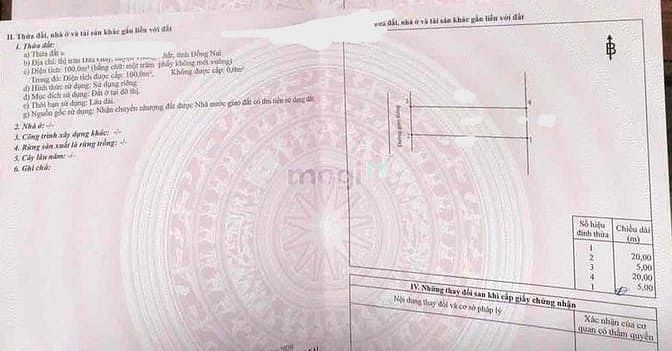 Hình ảnh Đất sổ đỏ 679tr/nền Chợ Đầu mối Dầu Giây, mặt tiền QL1A tiện buôn bán.