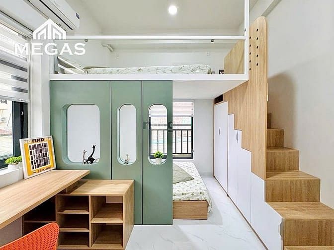 Hình ảnh 2 Không gian ngủ- Chdv Duplex Hiện ĐẠI - Nơ trang Long