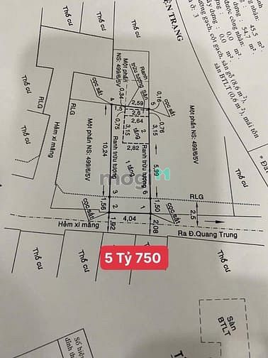 Hình ảnh Bán đất phân lô 499/6/5 QUANG TRUNG P10 Gò Vấp (BV Hồng Đức)