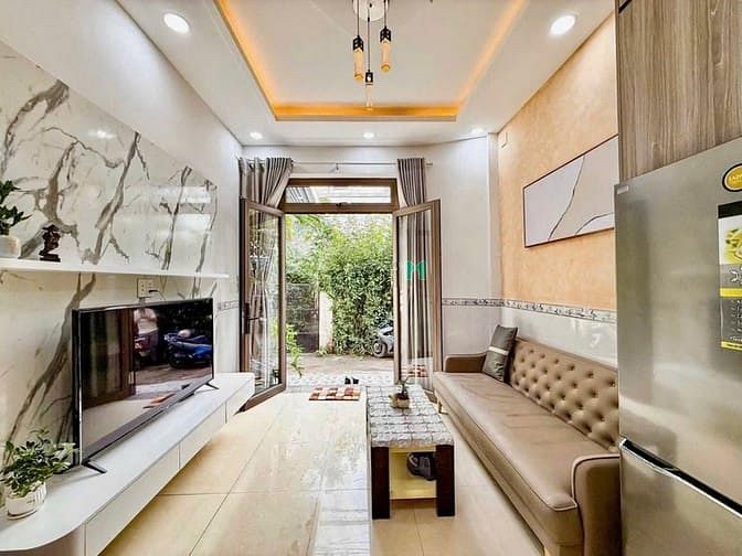 Hình ảnh ♦️Nhà NƠ TRANG LONG giao PHAN VĂN TRỊ hẽm 🚗 thông - DT: 3.5❎9 33m2