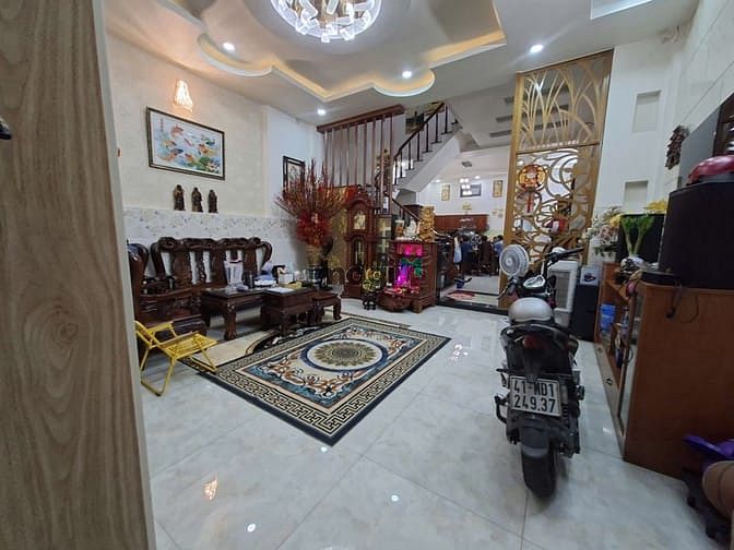 Hình ảnh 💃Nhà đẹp Hẻm Tân Hòa Đông 7,5 x 19m NỞ HẬU 10m 4 tầng GẦN CHỢ PHÚ LÂM