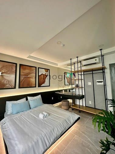 Hình ảnh Trống Sẵn Studio View Kính Siêu Chill Full Nội Thất Ngay Cầu An Lộc