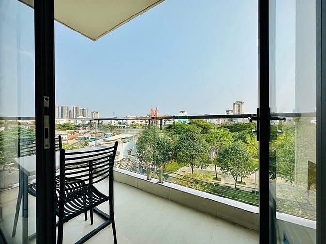 Hình ảnh 🌟CĂN HỘ TẠI Q4 Studio🌾FULL NỘI THẤT 🌾Ban công, View sông  🌟