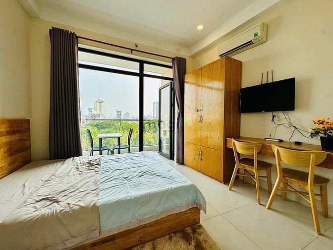 Hình ảnh 🌟CĂN HỘ TẠI Q4 Studio🌾FULL NỘI THẤT 🌾Ban công, View sông  🌟
