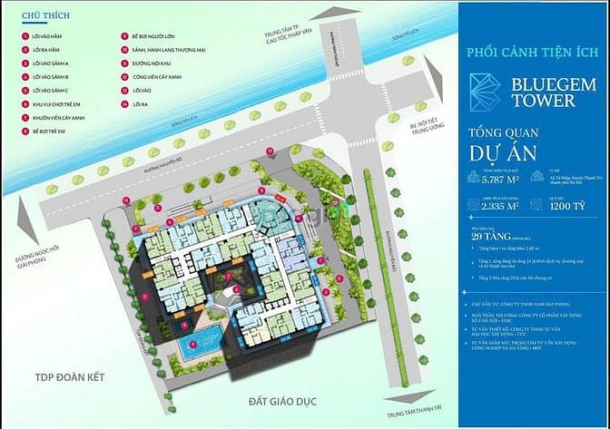 Hình ảnh BlueGem Tower – Pháp Vân, Thanh Trì