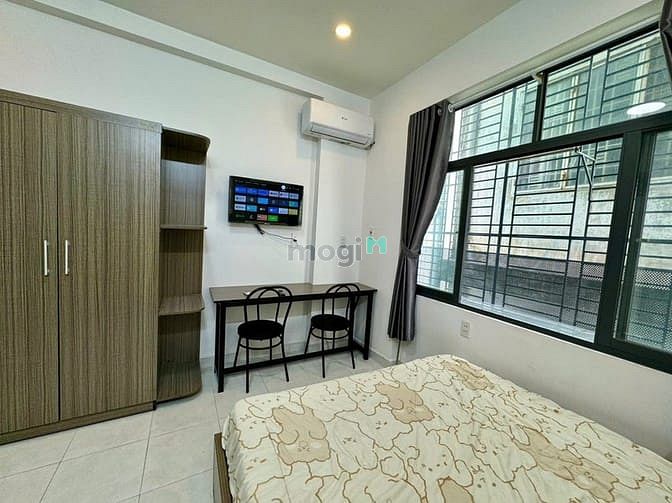 Hình ảnh CHDV Full nội thất vị trí ok.1PN Studio tiện nghi. Có cửa sổ lớn 7.2tr