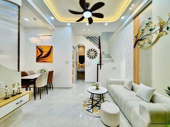 Hình ảnh Nhà Phan Văn Trị Bình Thạnh 2 Tầng- DT 30m2 Giá 4.95 Tỷ.