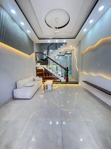 Hình ảnh Cho thuê nhà đường thạnh tx22 4x15m Nhà 2 lầu 4pn,3wc Giá 12tr hẻm xh