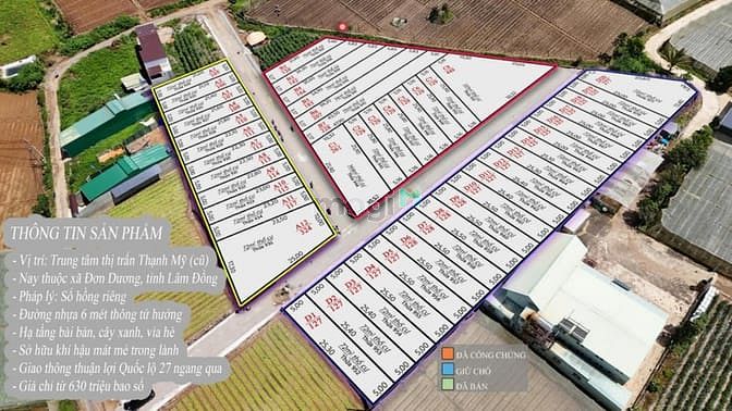 Hình ảnh Đất vùng ven Đà Lạt, khí hậu mát mẻ, giá rẻ 630tr