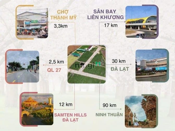 Hình ảnh Đất vùng ven Đà Lạt, khí hậu mát mẻ, giá rẻ 630tr