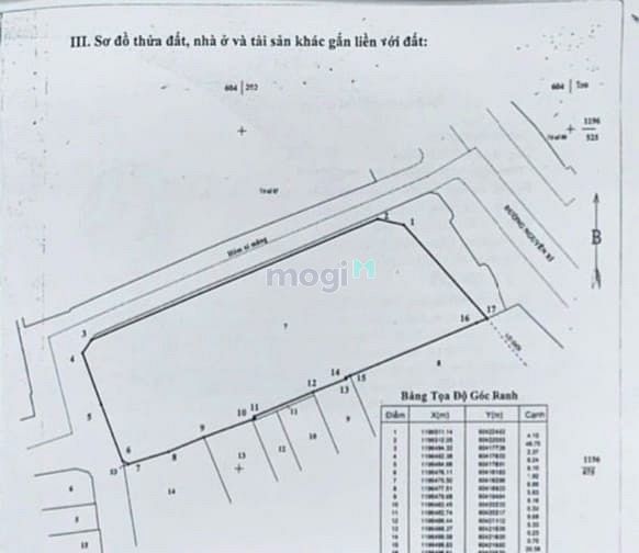 Hình ảnh Bình Thạnh, Đất Thổ cư, 3 Mặt tiền đường Nguyễn Xí, KV 20x55m 1100m2