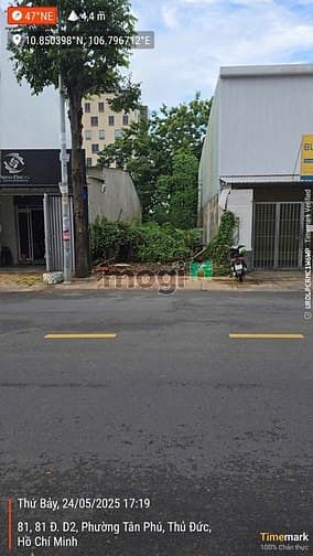Hình ảnh Chính Chủ Gửi Bán Lô Đất Mặt Tiền Đường D2 P.Tăng Nhơn Phú A Quận 9